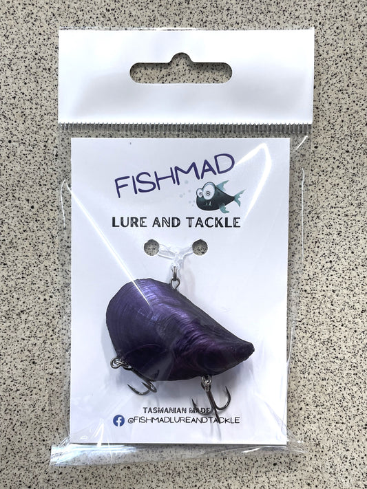 Fishmad Mussel Lure - Natural Black - Large – Trophy Trout Lures and Fly  Fishing