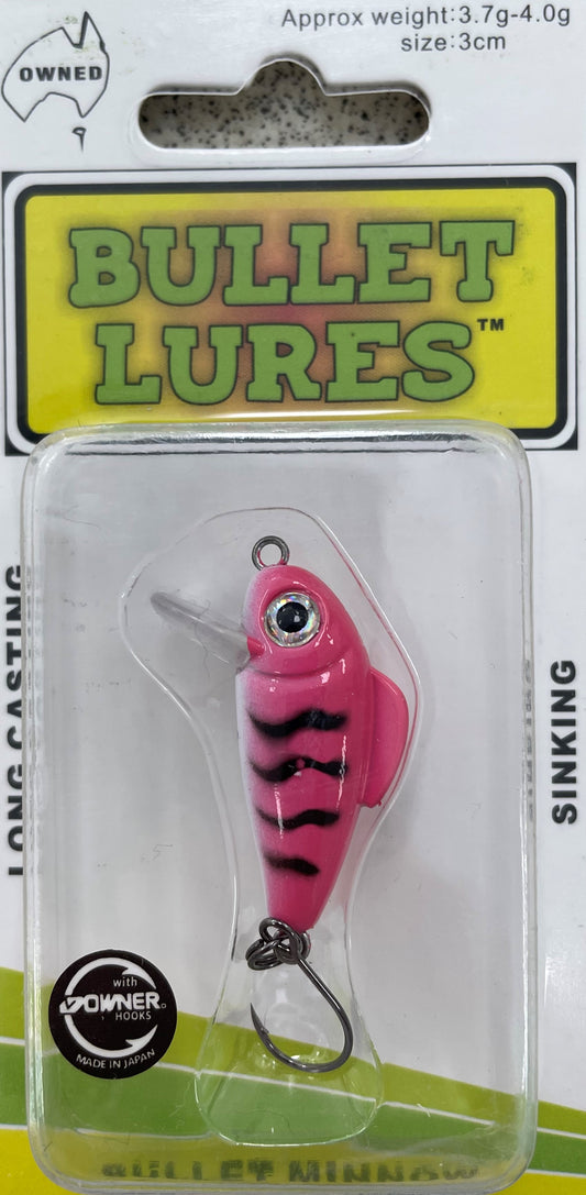 Bullet Lures - Bullet Minnow (Redfin) – Trophy Trout Lures and Fly Fishing