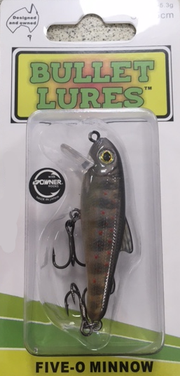 Bullet Lures Five-O Minnow Sinking (Spawning Brown Trout) – Trophy Trout  Lures and Fly Fishing