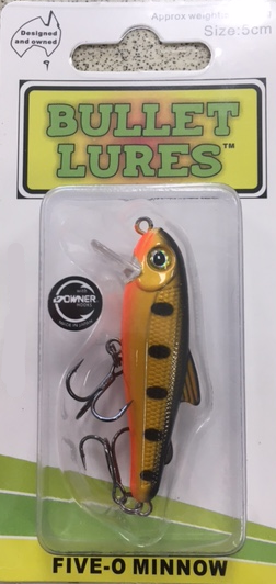 Bullet Lures Five-O Minnow Sinking (Black Widow) – Trophy Trout Lures and  Fly Fishing