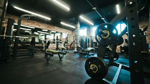 Training Equipment Inside Gym