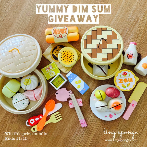tiny sponge yummy dim sum giveaway prize pack