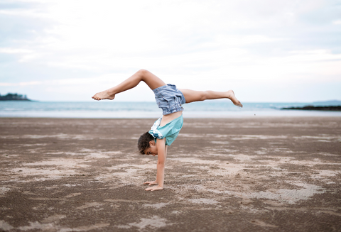 Love Haidee Australia - things to do in the school holidays girl yoga pose