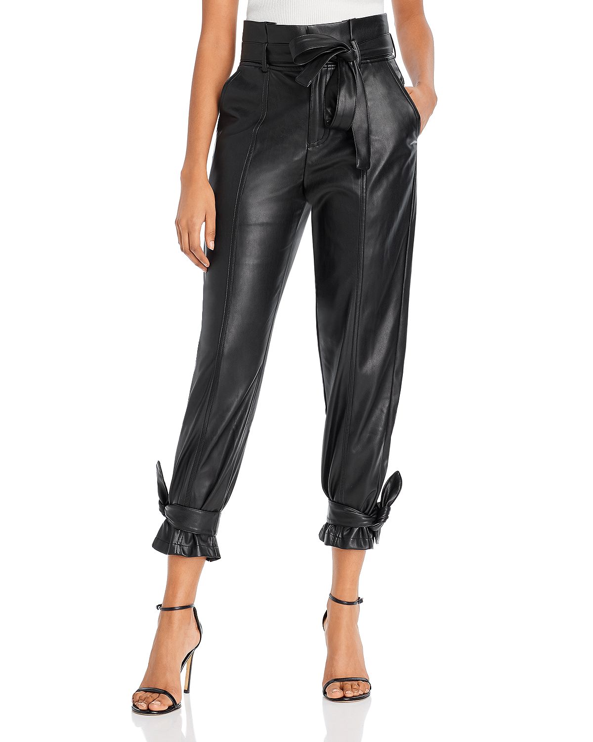 bloomingdales leather pants