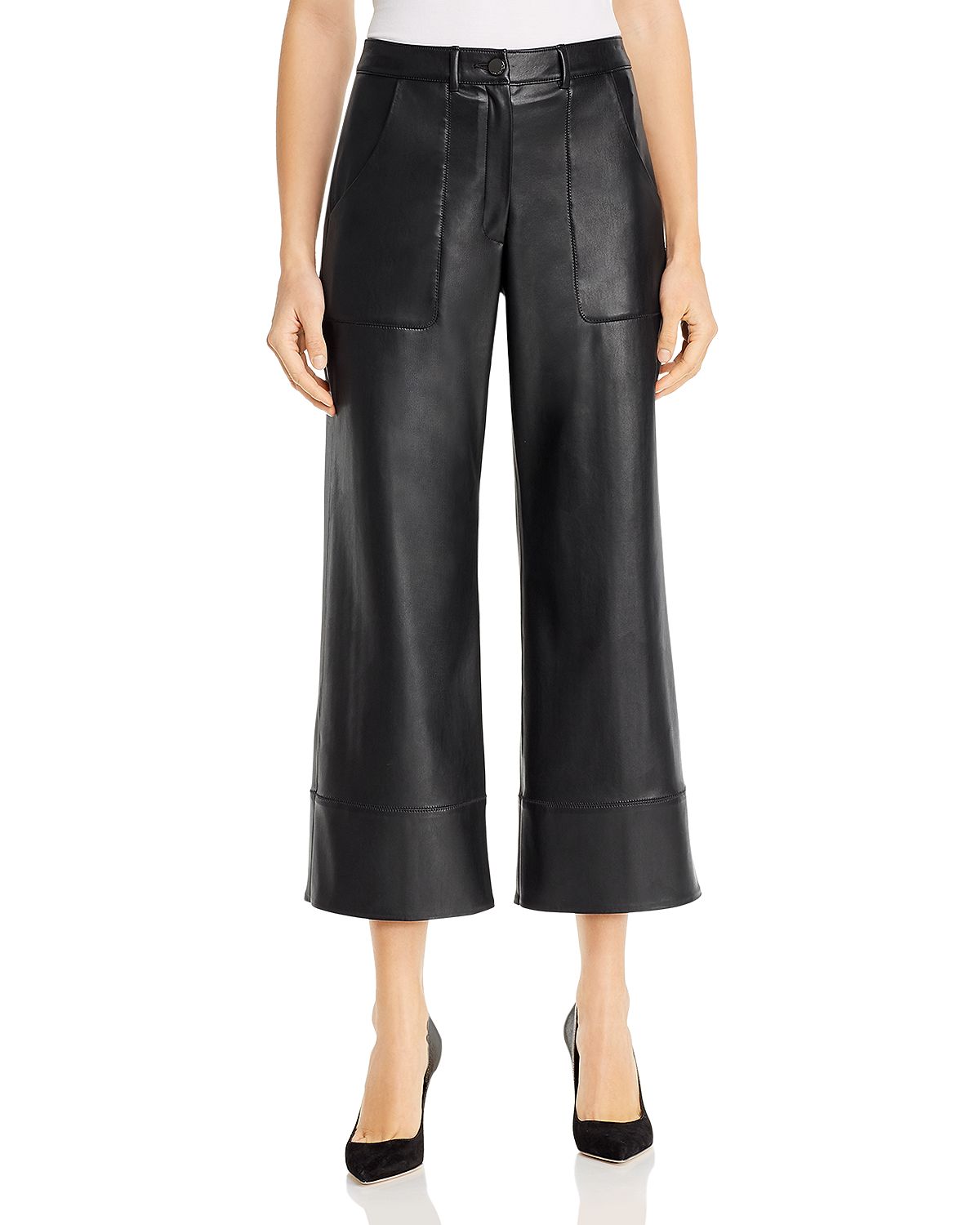 elie tahari leather pants