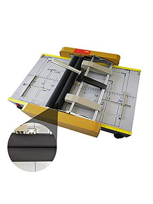 CGOLDENWALL Paper Booklet Folder Stapler Machine Book Binder Automatic Booklet Binding and Folding Machine Suitable for Coated Paper