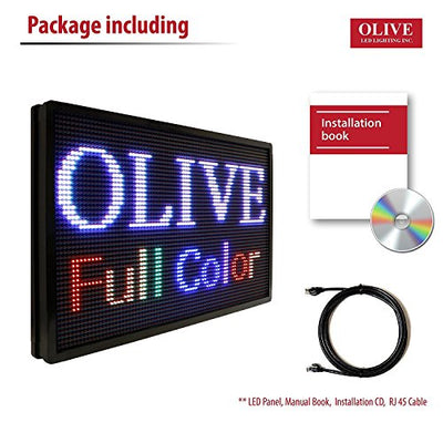 olive led sign programming software