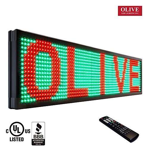 olive led sign programming software