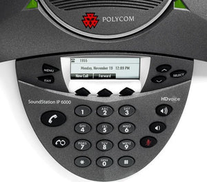 Polycom Soundstation IP 6000 2200-15600-001 For Poe - No Power Supply Included