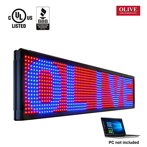 olive led sign programming software