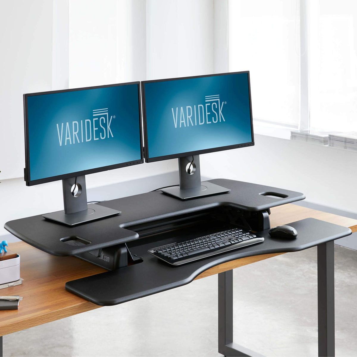 hassett height adjustable standing desk converter