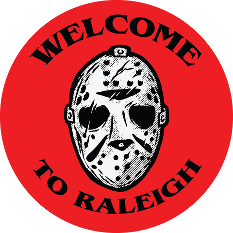 WELCOME TO RALEIGH HOCKEY STICKER