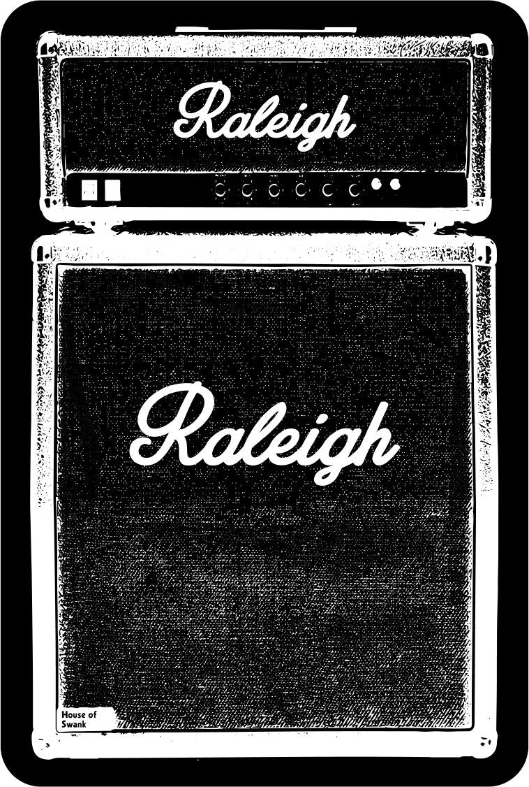 Raleigh Amp Sticker