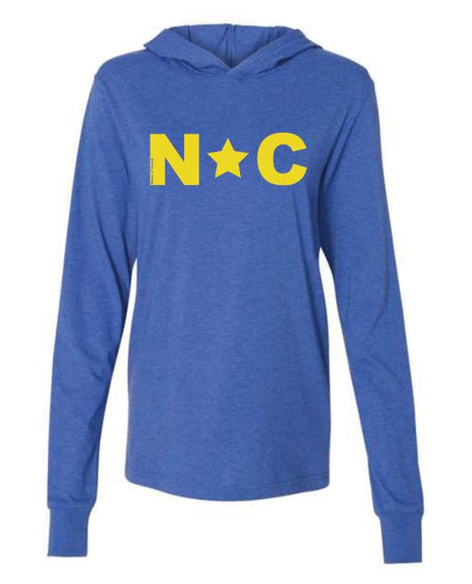 RALEIGH NC ACORN SKYLINE BEACH HOODY