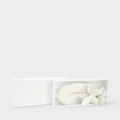 Katie Loxton Beautifully Boxed Silky Scrunchie & Eye Mask Set - A Little Love