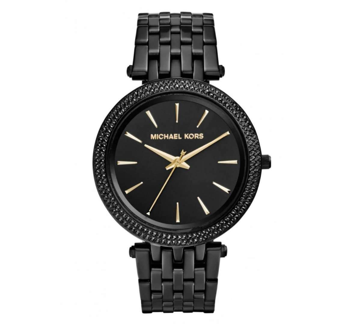 michael kors black darci watch