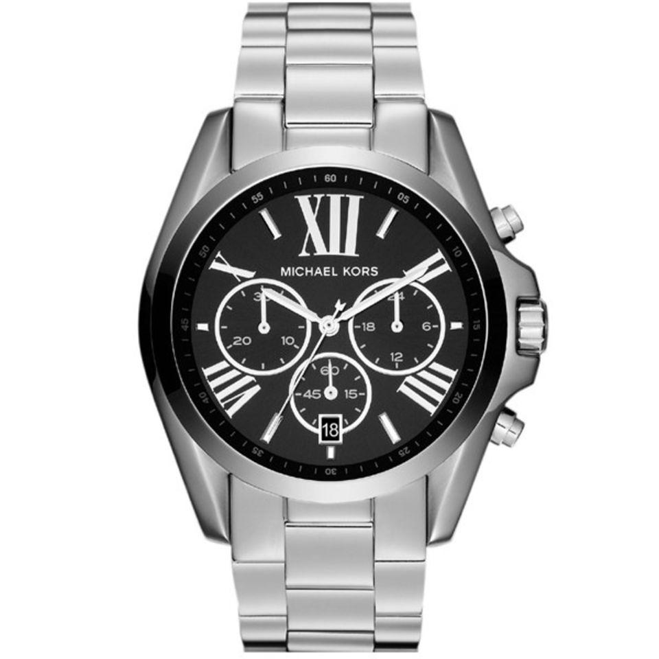 michael kors bradshaw watch silver