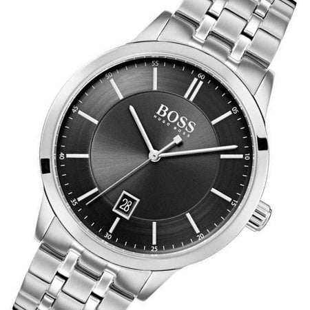 hugo boss black officer watch