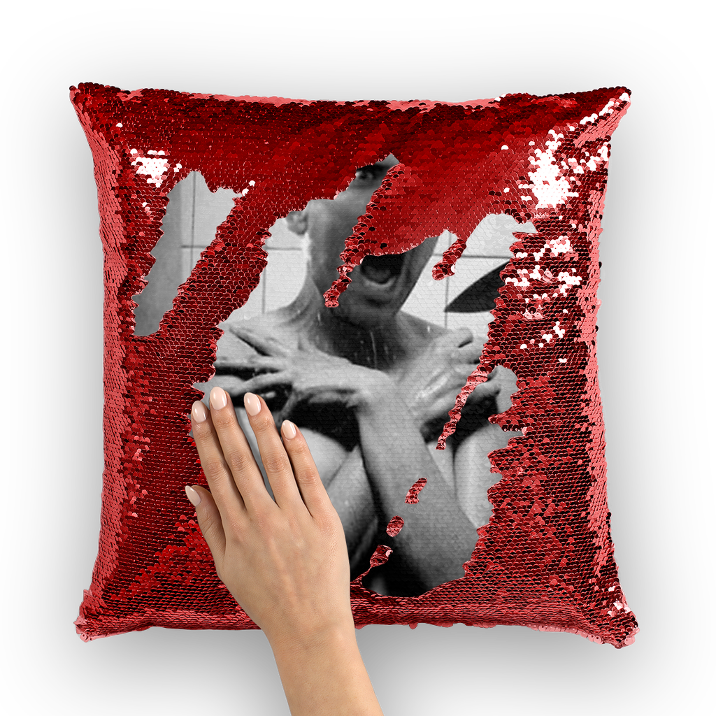 nicholas cage sequin pillow