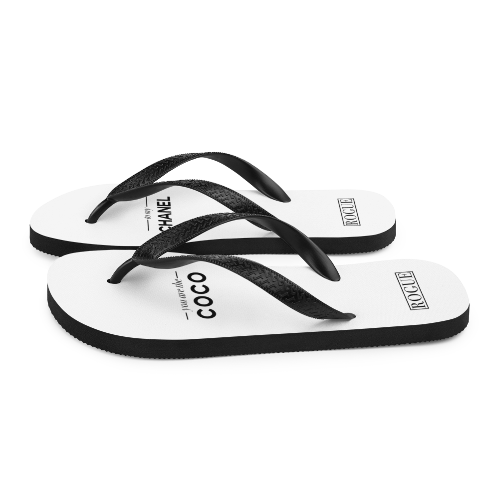 coco chanel flip flops