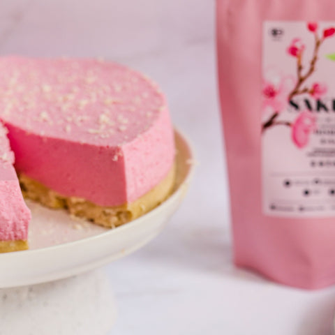 Kirschblüten-Käsekuchen-Rezept – Matcha Oishii