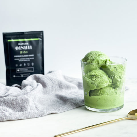 Matcha Green Tea Ice Cream Easy Recipe 3 Steps - Matcha Oishii 