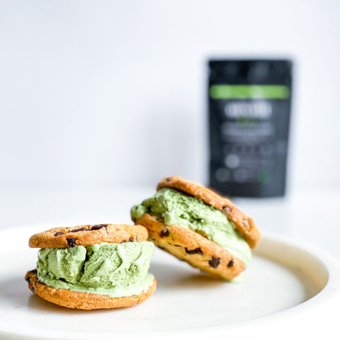 Matcha Green Tea Ice Cream Sandwich Recipe - Matcha Oishii