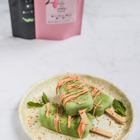 Matcha Green Tea Popsicles - Matcha Oishii