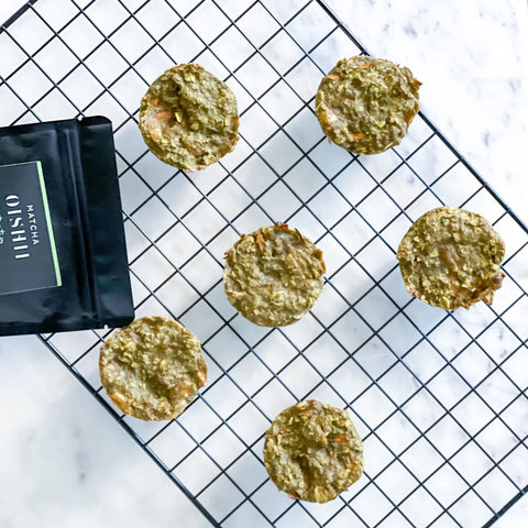 Matcha Healthy Muffin Recipe - Matcha Oishii