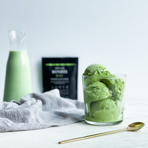 Matcha Ice Cream Easy Recipe - Matcha Oishii 