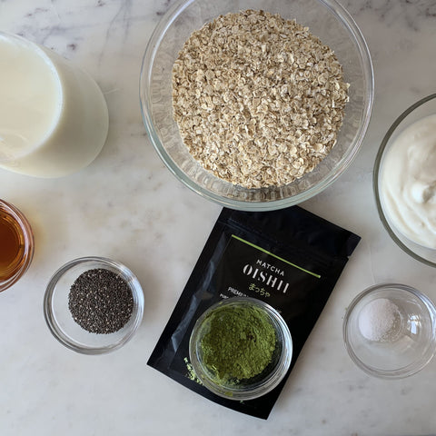 Matcha Overnight Oats Recipe - Matcha Oishii