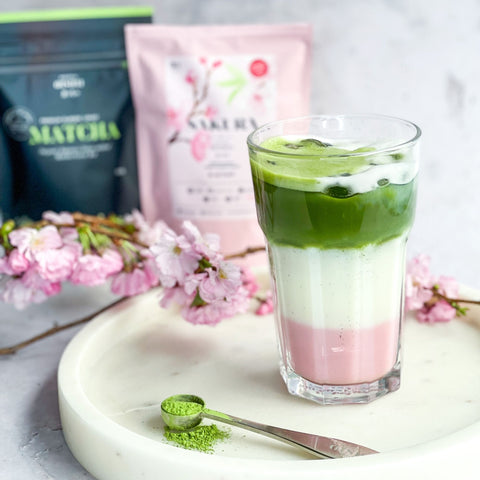 Sakura Matcha Latte - Matcha Oishii