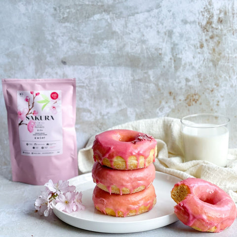 Sakura Doughnuts Recipe - Matcha Oishii