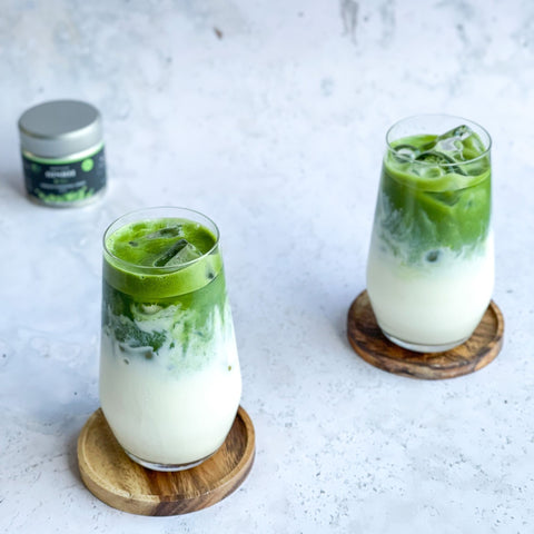 Rezept für Vanille-Matcha-Latte – Matcha Oishii