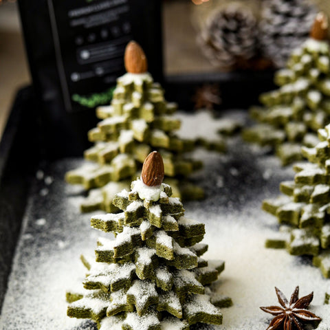 Vegan Matcha Kerstkoekjes Recept - Matcha Oishii