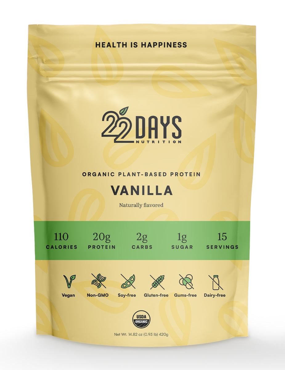 Organic Plant Based Protein Powder - Vanilla