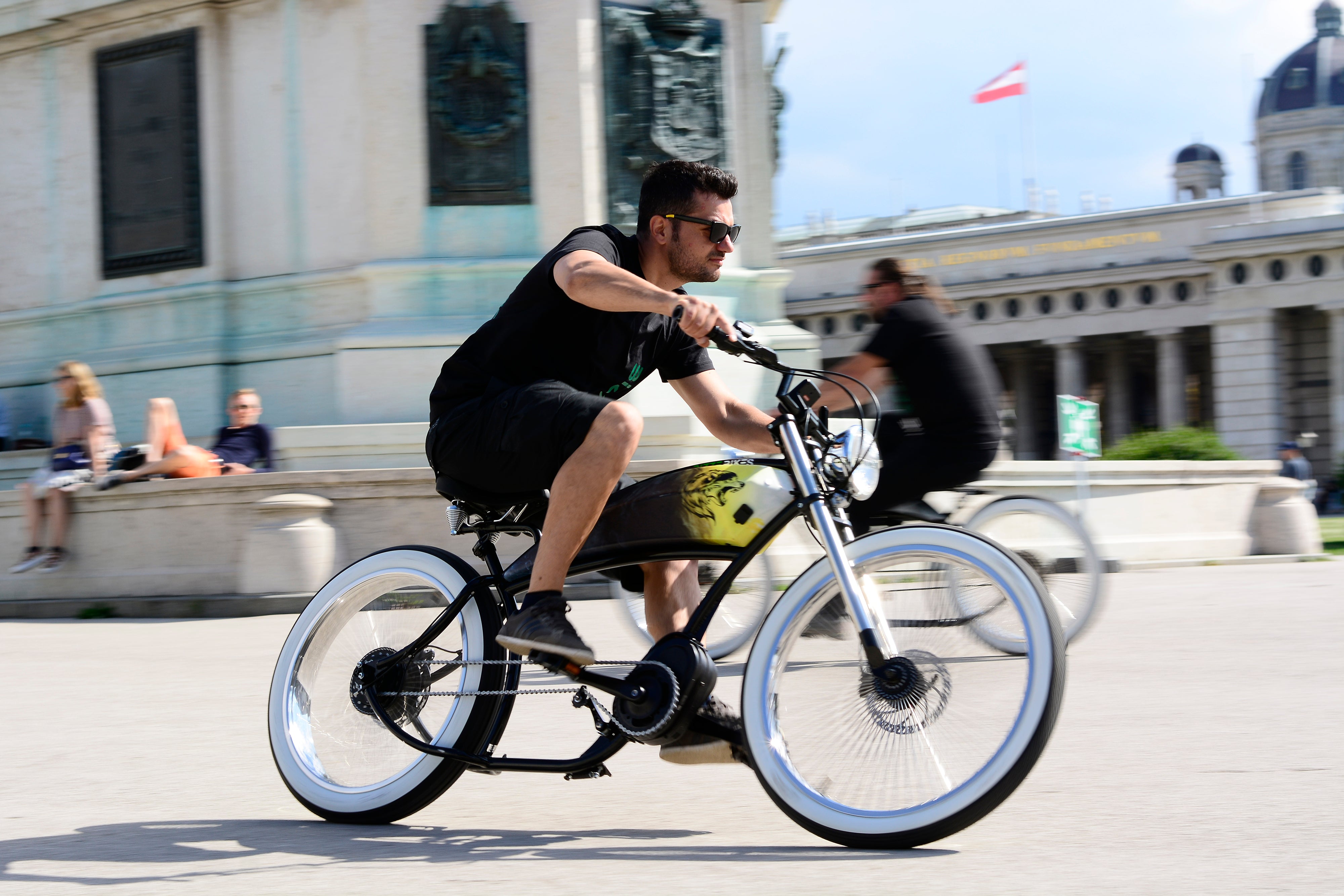 chopper style electric bike