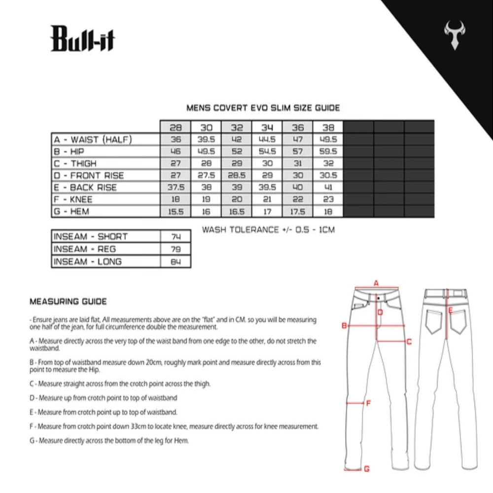 Bull-It - Covert Evo Straight Leg Jeans – AMA Warehouse