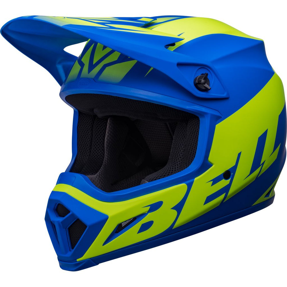 dirt bike helmet yellow