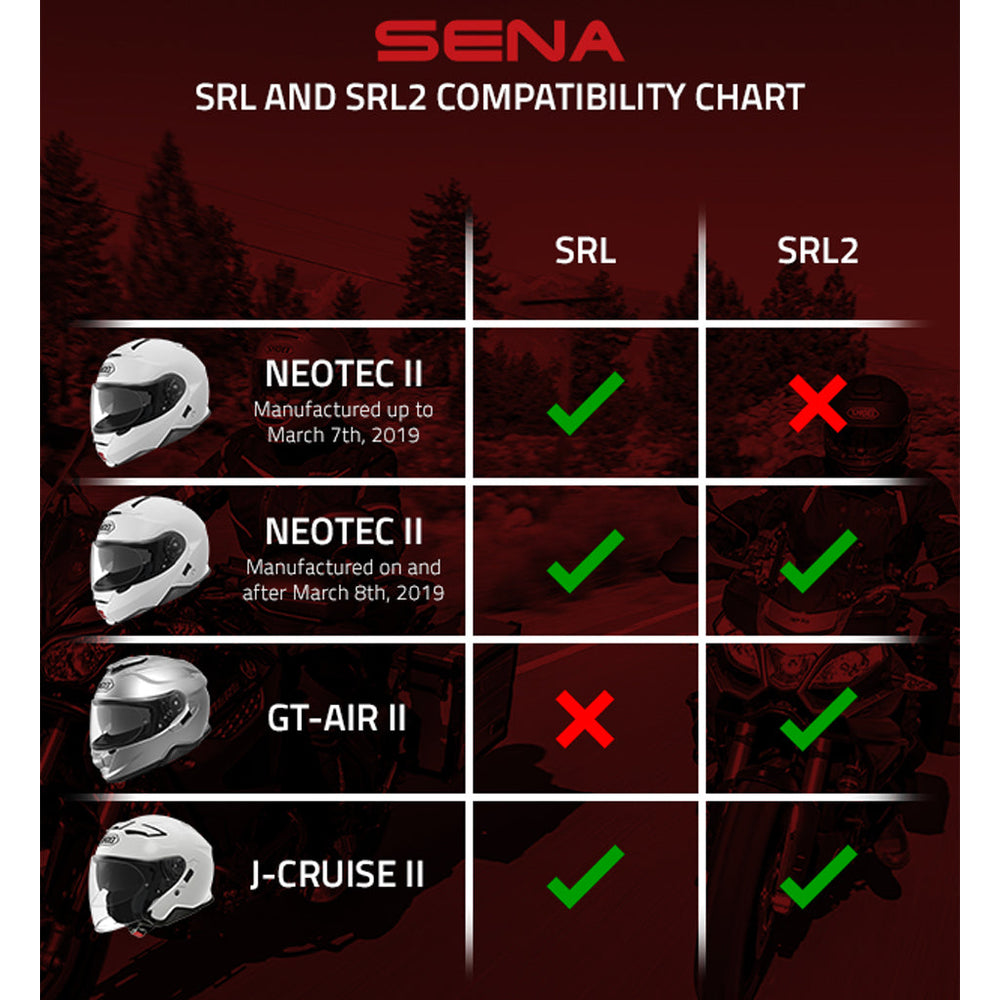 sena srl2 compatibility