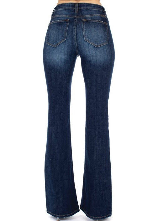 kancan petite flare jeans