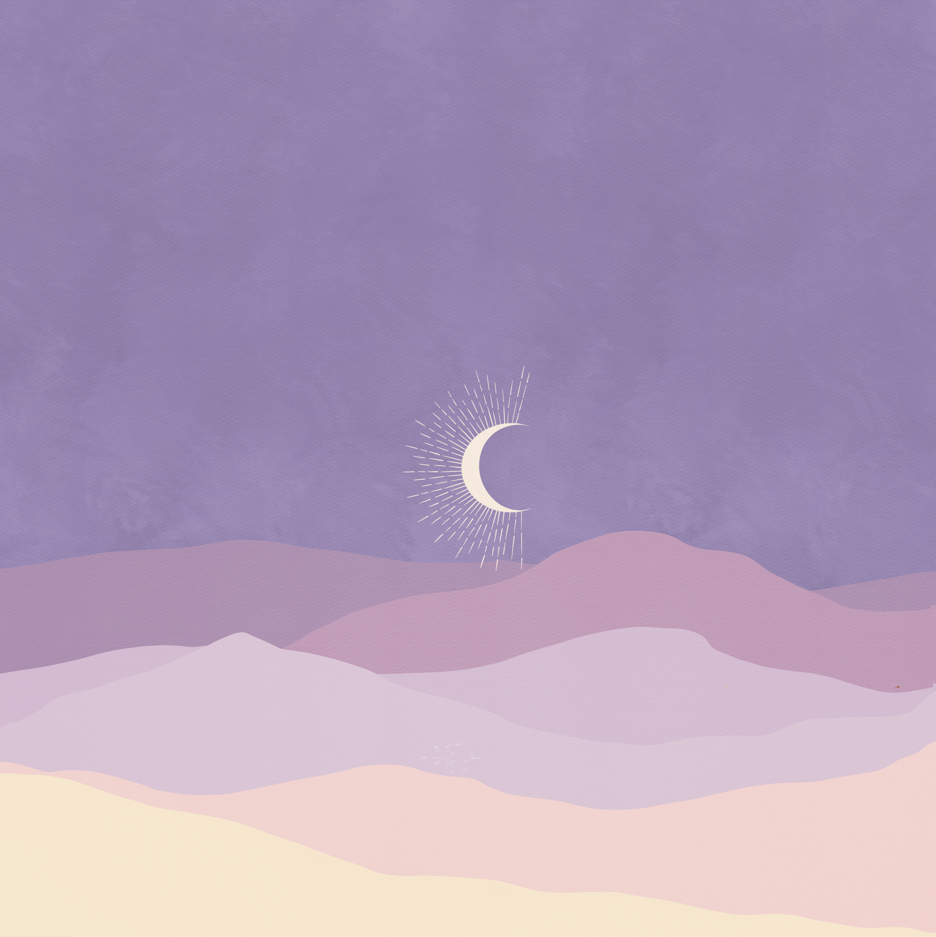 Violet Moonlight High-waisted Leggings - SILVERWIND