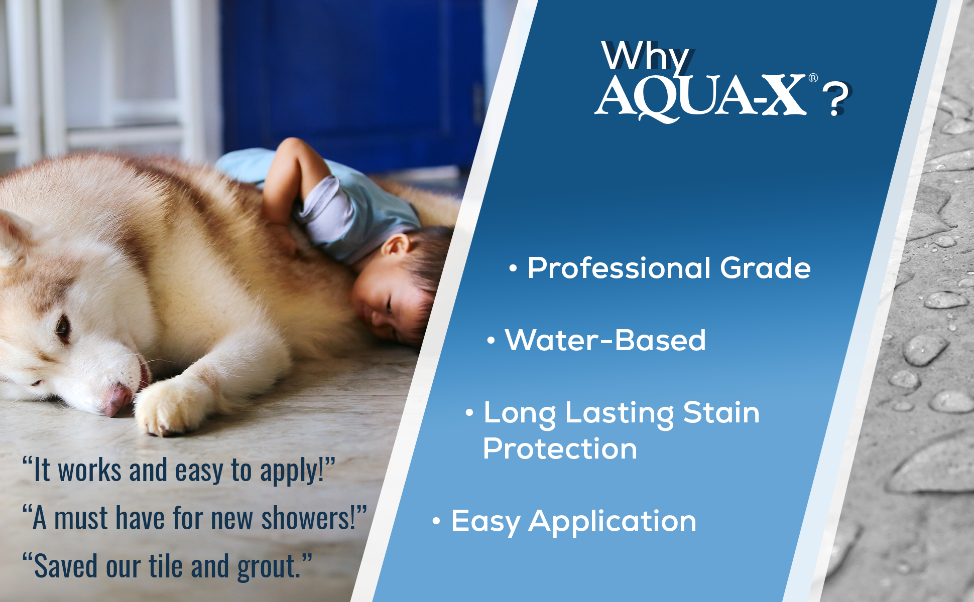 Preserve the Beauty of Your Tiled Spaces with AQUA-X Grout Sealer