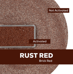 Rust Red DOMINATOR Polymeric Sand color