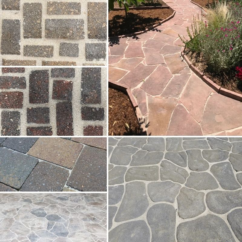 Natural Polymeric Sand Examples