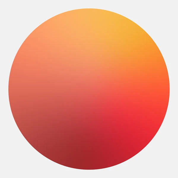 Red and orange gradient orb shade