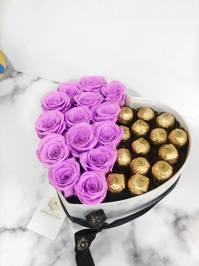 LOVE HEART - CHOCOLATE BOX (MEDIUM) – Larisalefleur Florals