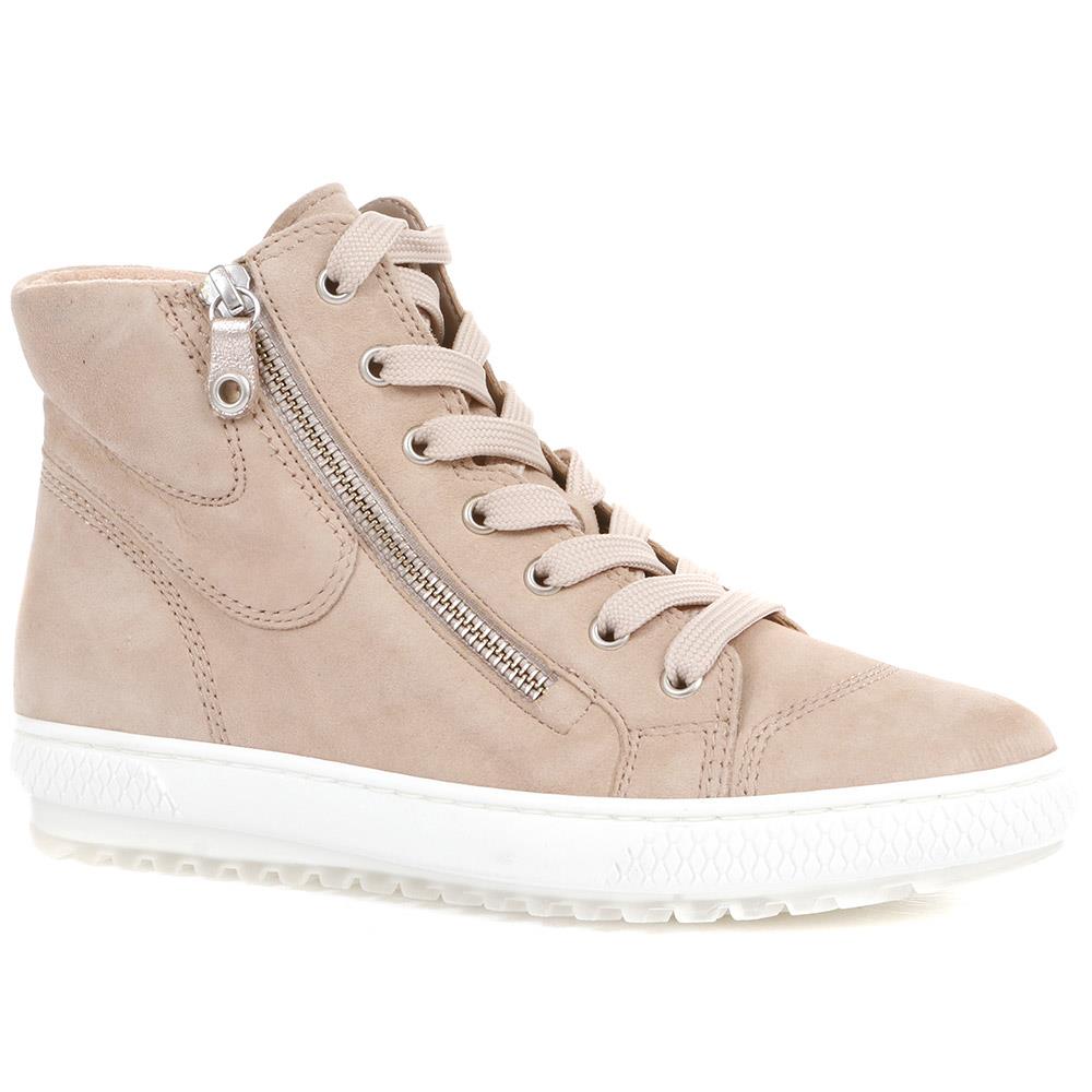 Gabor - Women's Sand Suede Bulner Suede High-Top Trainers - Size US: 5.5/ UK: 3.5/ EU: 36.5 product
