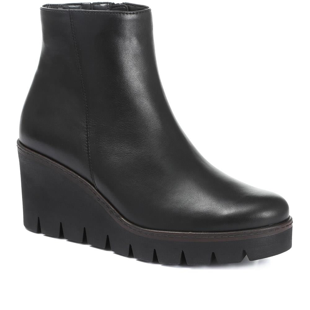 Gabor - Women's Black Utopia Wedge Heel Ankle Boots - Size US: 10/ UK: 8/ EU: 41 product