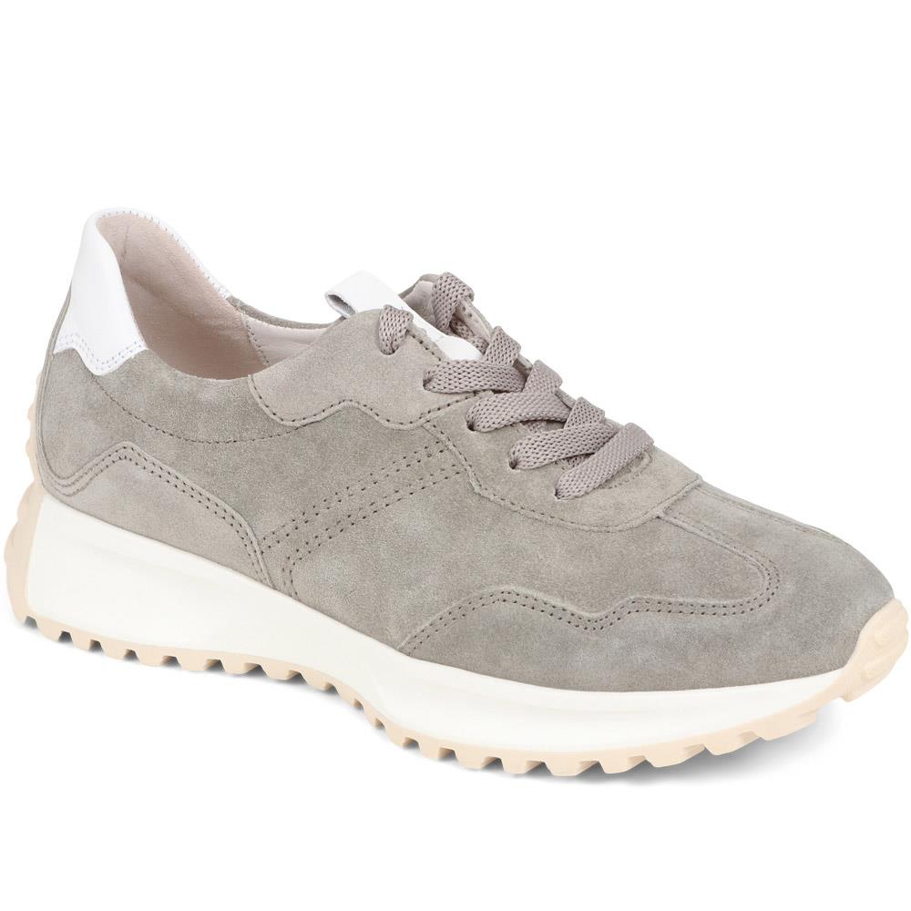 Gabor - Women's Light Grey Gabor Platform Trainers - Size US: 10/ UK: 8/ EU: 42 product